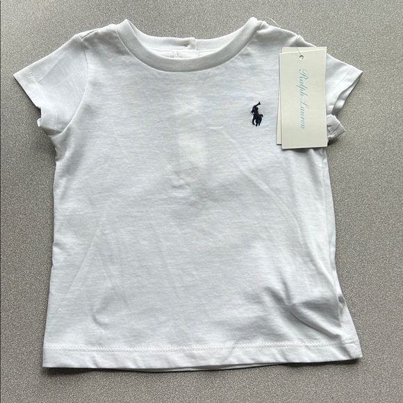 Ralph Lauren Other - NWT Ralph Lauren White Short Sleeve Tee with Navy Polo Pony